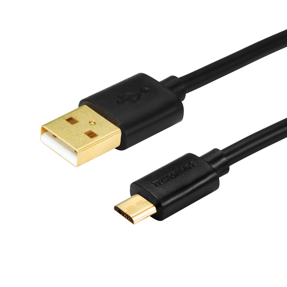 Tronsmart MUS06 Premium USB Cables 1 Pack (6ft/1.8m) with Gold-Plated Connectors